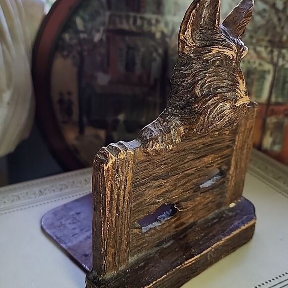 Vintage Scottie Scottish Terrier Dog Bookend - Picture 5 of 8